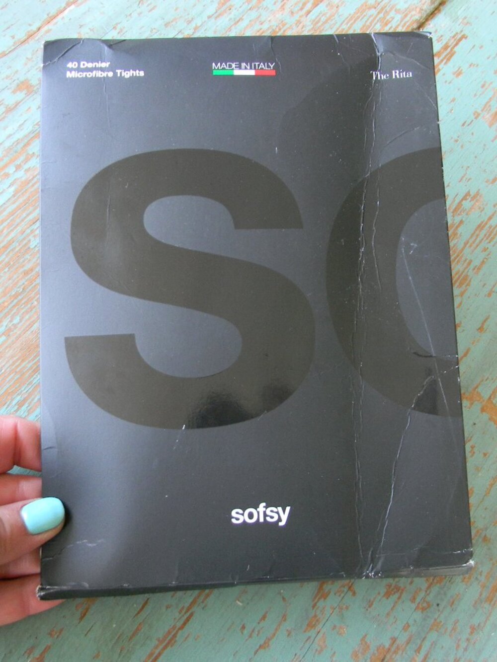 NEW SOFSY MADE IN ITALY THE RITA 40 DENIER MICROFIBRE TIGHTS NATURAL 3-M